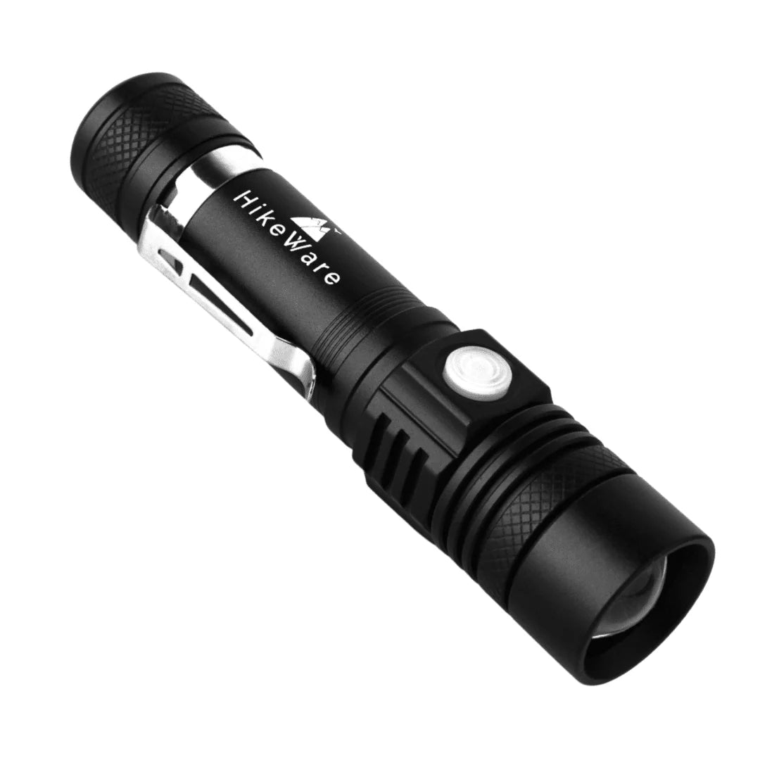 HikeWare Ultra Bright LED Pocket Flashlight - 2000 Lumens - Ace Baits
