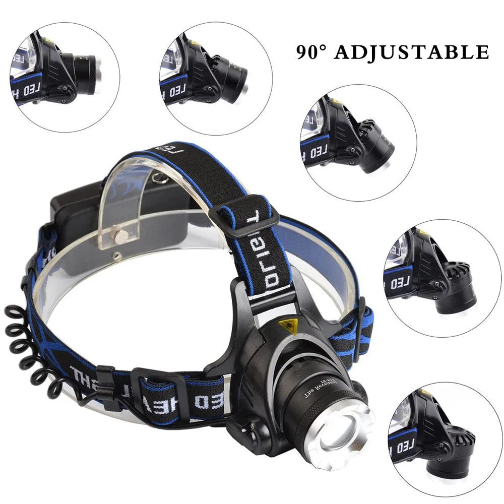 TS Waterproof Rechargeable Headlamp - Ace Baits